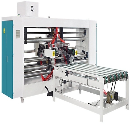Double Piece Joint Semi Auto Stitcher Servo Ganda Untuk Pengerjaan Karton