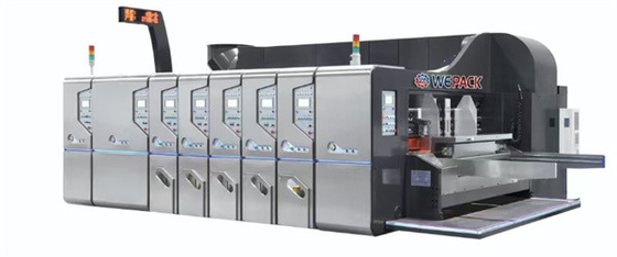 Automatic Steel Flexo Printer Slotter Die Cutter Disesuaikan untuk Kotak Karton