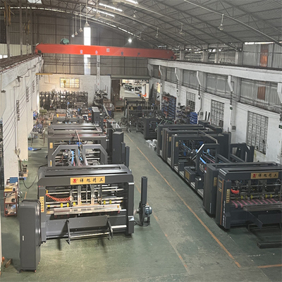 1200 paku/menit Mesin Gluer Folder Karton Otomatis Putih Dengan Satu jahitan