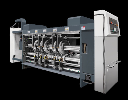 Automatic Steel Flexo Printer And Slotter Die Cutter Mesin yang disesuaikan