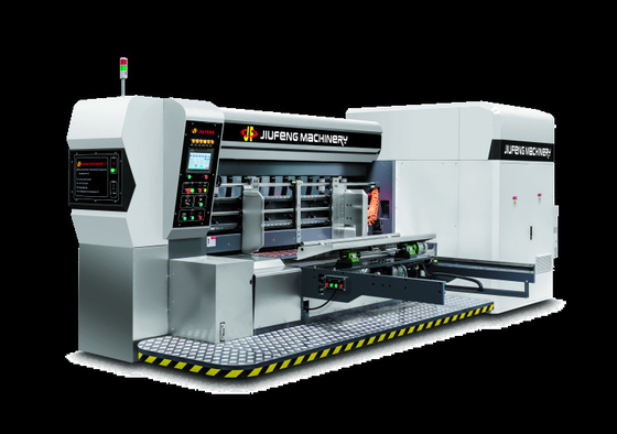 G6-0920 Tekanan Bebas Struktur Feed Lead Edge Transfer vakum 4 Color Printer Slotter Die Cutter