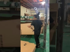 Manual Corrugated Box Stitcher 400 paku/menit Otomatis Dorong Dengan Servo Ganda