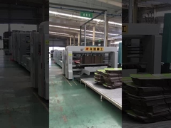 Warna yang disesuaikan Automatic Folder Gluer Stitcher Operasi Mudah Menghemat Daya